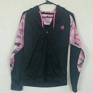 Legendary pink and black camo hoodie